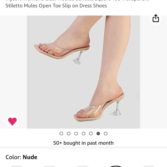 Clear heels - Picture 3 of 3